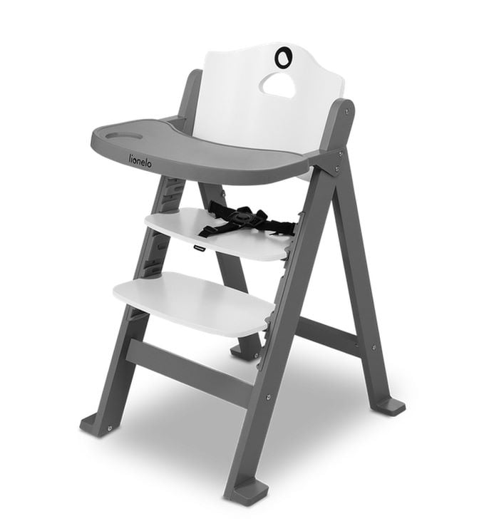 Lionelo Floris - krzesełko do karmienia-Grey Stone