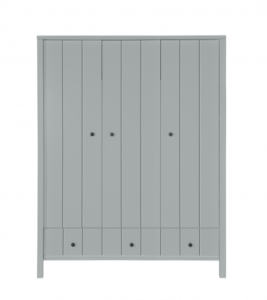 Novelies, Allpin - szafa 3-drzwiowa-Szary