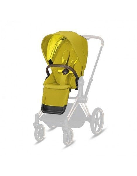Cybex, Priam 2.0 - tapicerka siedziska-Mustard Yellow