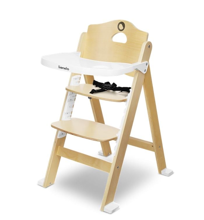 Lionelo Floris - krzesełko do karmienia-White Natural