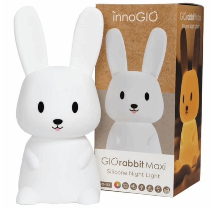 InnoGio Silikonowa Lampka nocna GioRabbit Maxi - Gio137
