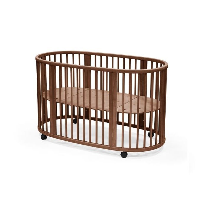 Stokke Sleepi V3 - owalne łóżeczko dziecięce-Warm Brown