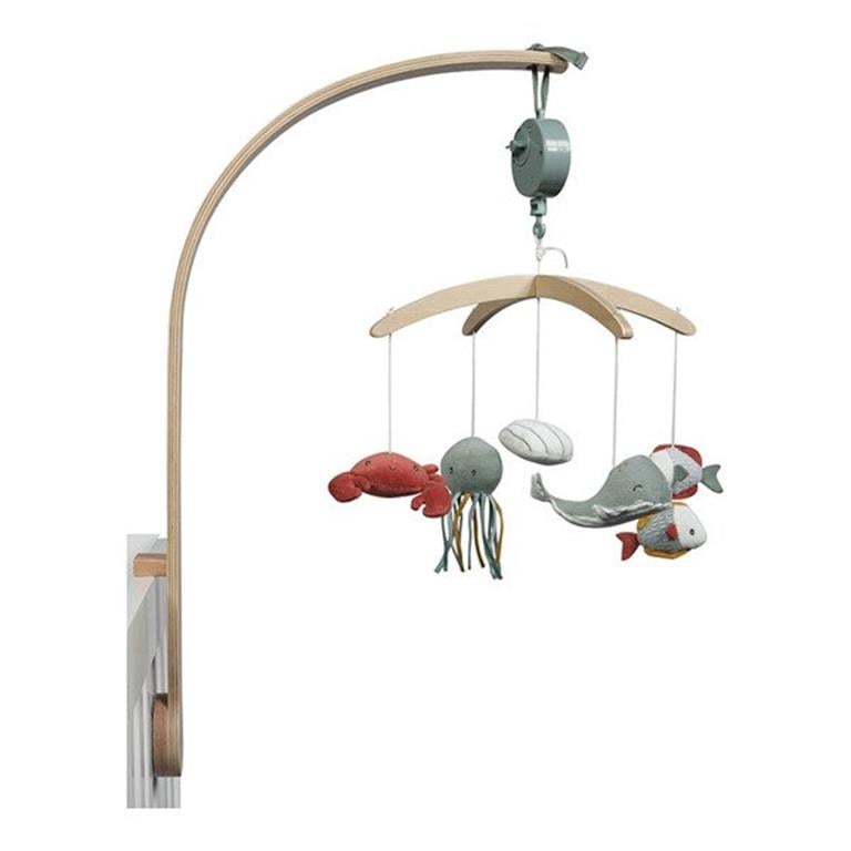 Little Dutch - Karuzela do łóżeczka drewno Ocean-Mięta