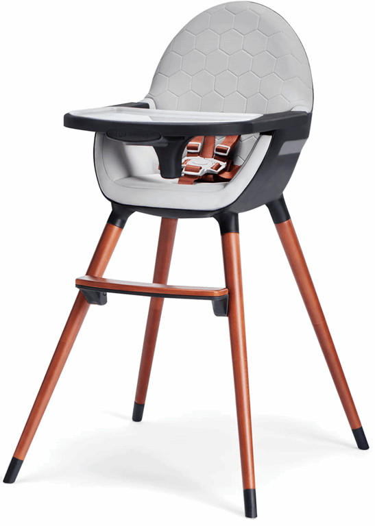 Kinderkraft Finix - krzesełko do karmienia 2 w 1-Grey