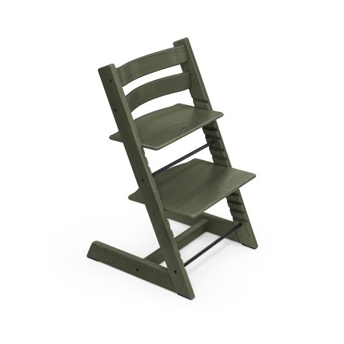 Stokke Tripp Trapp + Newborn Set - rosnące krzesełko do karmienia z zestawem dla noworodka-Marble Green Limited Edition-Grey