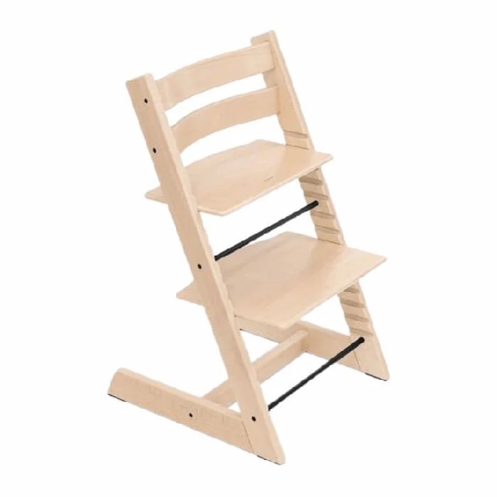 Stokke Tripp Trapp + Newborn Set - rosnące krzesełko do karmienia z zestawem dla noworodka-Natural-Anthracite