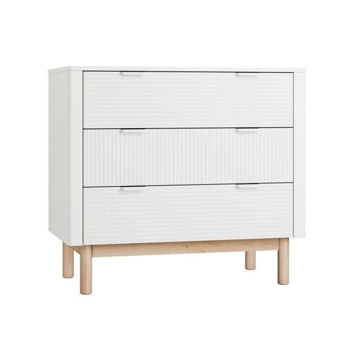 Pinio Miloo - komoda 3 szufladowa-Biały