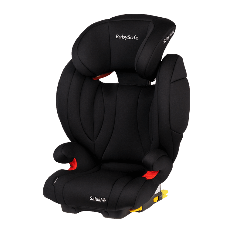 BabySafe, Saluki - fotelik samochodowy 15-36 kg/3-12 lat-Czarny
