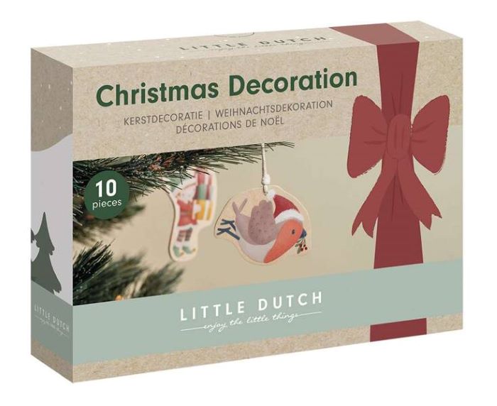 Little Dutch Drewniane zawieszki X-mas - 125001
