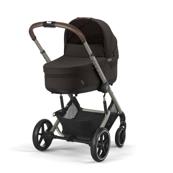 Cybex Balios S Lux - wózek spacerowy z gondolą S Lux-Chocolate Brown (Taupe Frame)