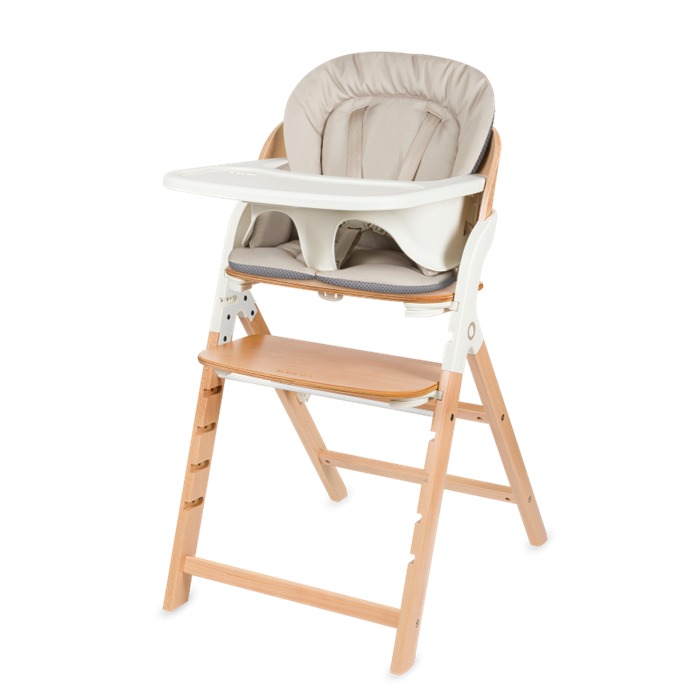 Lionelo Megan - Krzesełko do karmienia-White Wood