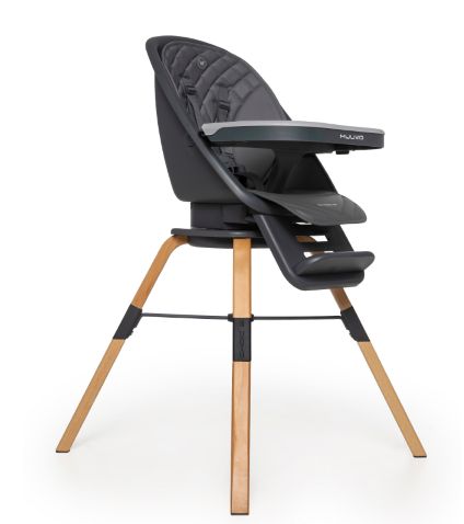 Muuvo Choc 2 - krzesełko do karmienia 3 w 1 z obrotowym siedziskiem-Graphite