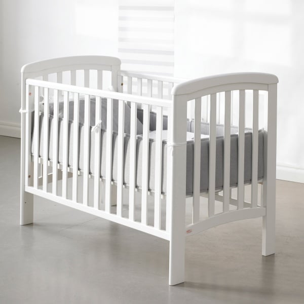 Troll, Nicole - łóżeczko z wyjmowanymi szczebelkami 120x60 -Biały