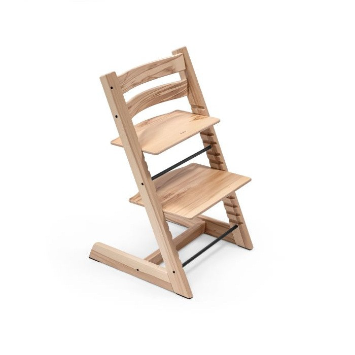 Stokke Tripp Trapp + Newborn Set - rosnące krzesełko do karmienia z zestawem dla noworodka-Wild Wood-Grey