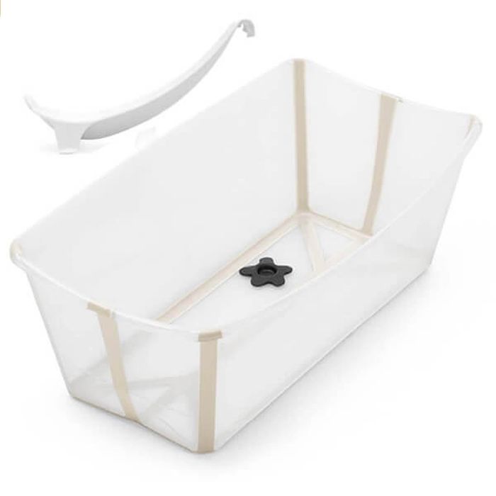 Stokke Flexi Bath - składana wanienka kąpielowa z wkładką -Sandy Beige
