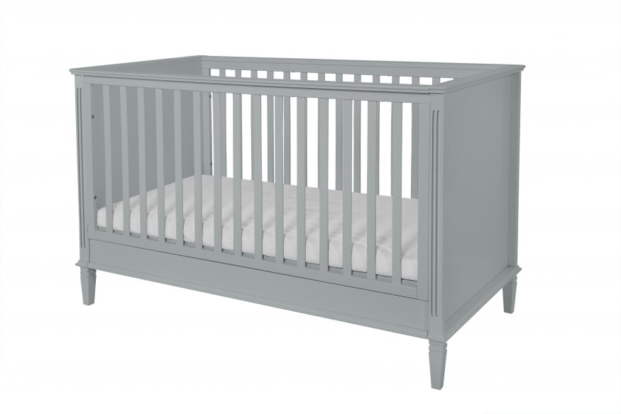 Novelies, Bianka - łóżeczko z funkcją tapczanika-Szary