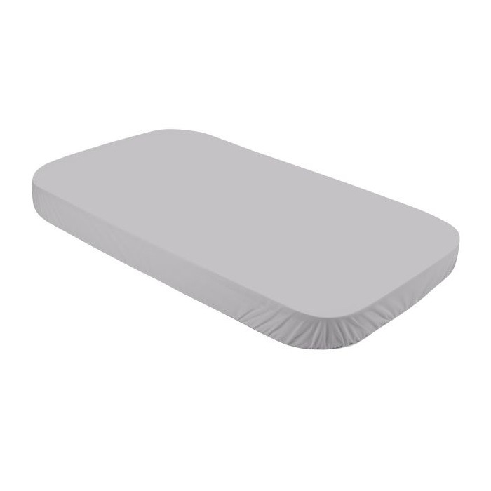 Waldin Prześcieradło 123 x 73 cm do łóżeczka 7w1-Szary