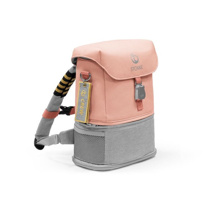 Stokke Jetkids Backpack New - powiększany plecak dla dzieci-Coral Pink