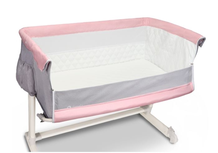 Lionelo Łóżeczko dostawne Theo-Magnolia