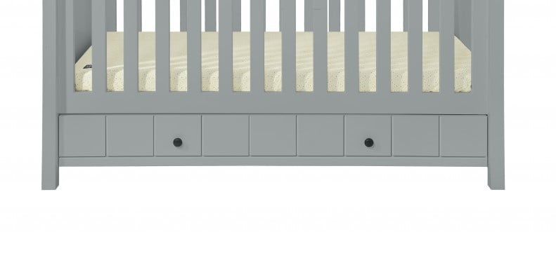 Novelies, Allpin - szuflada do łóżeczka 70x140-Szary