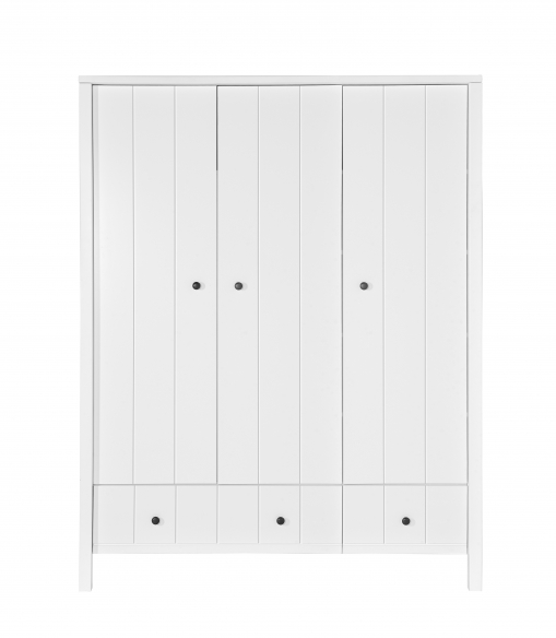 Novelies Allpin - szafa 3-drzwiowa-Biały