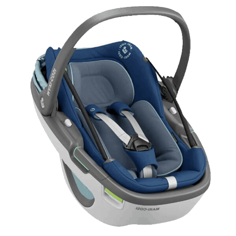 Maxi Cosi, Coral i-Size - fotelik samochodowy dla dzieci od urodzenia do ok. 12 miesiąca, od 45 do 75 cm -Essential Blue