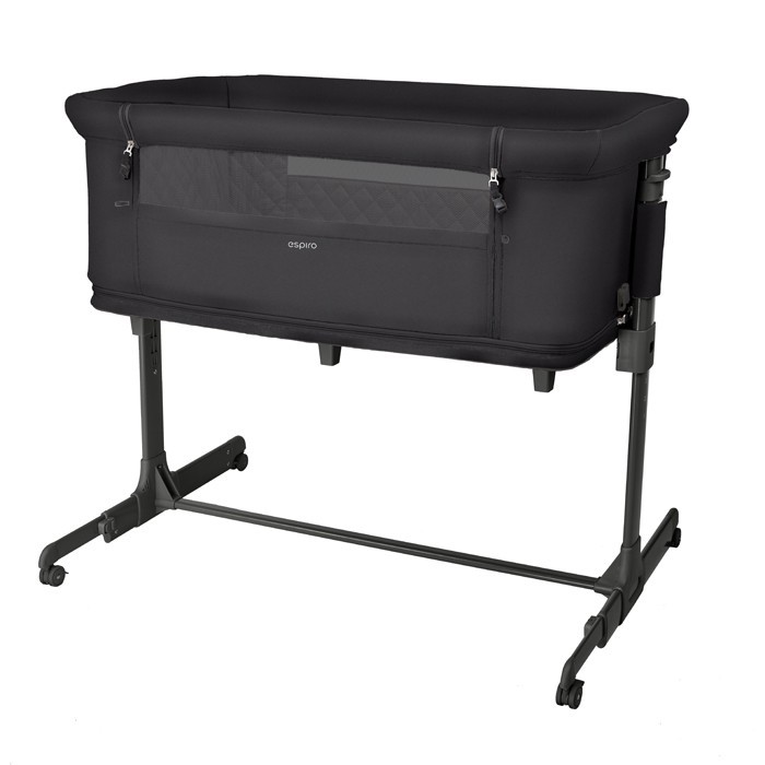 Espiro Cloud - łóżeczko dostawne 3 w 1-10 Black Shadow