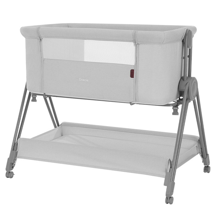 Carrello Gracia - łóżeczko dostawne-Cool Grey