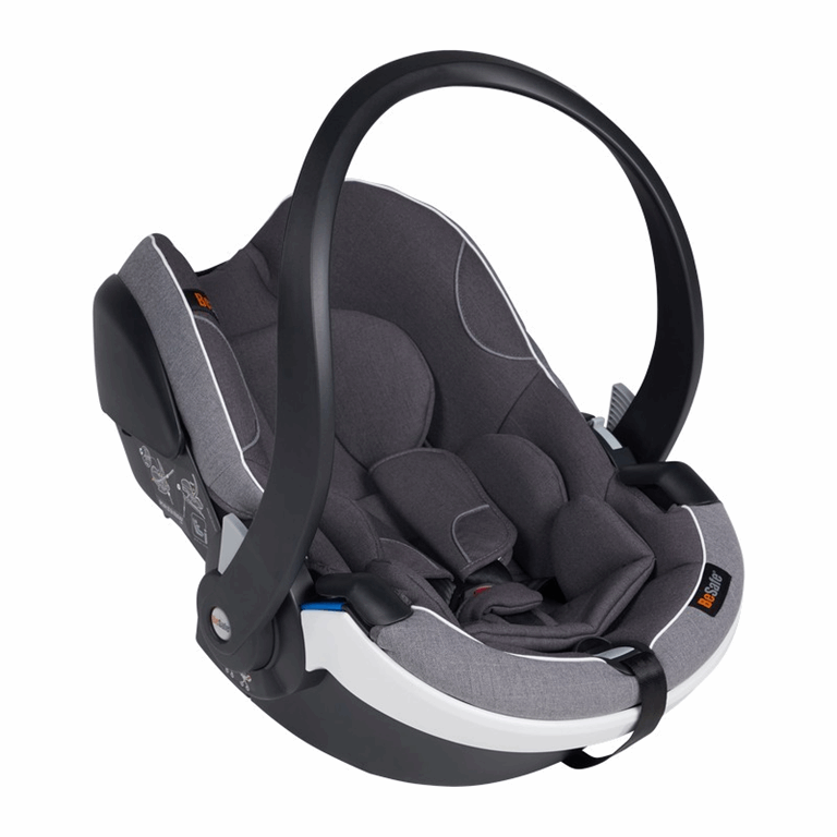 BeSafe Izi Go Modular X1 i-Size - fotelik samochodowy dla dzieci od 40 do 75 cm wzrostu, 0-13 kg-02 - Metaliczny Melange