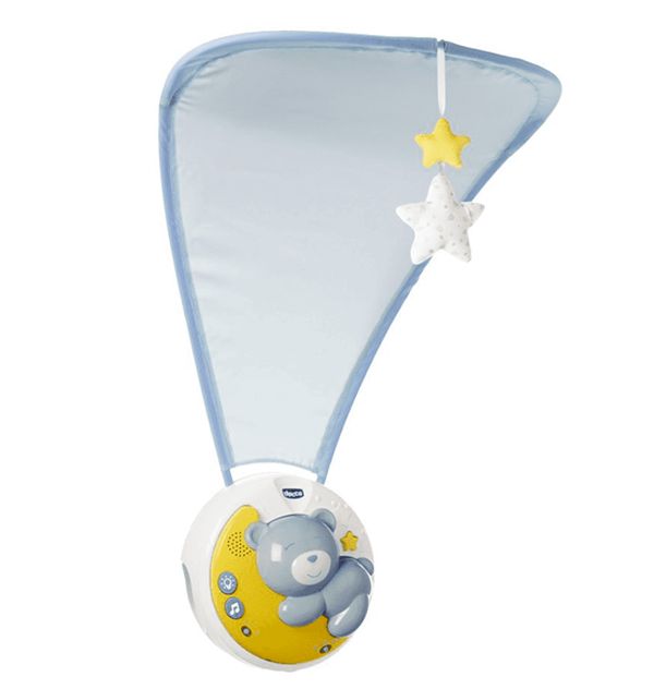 Chicco Next2Moon - panel na łóżeczko-Niebieski