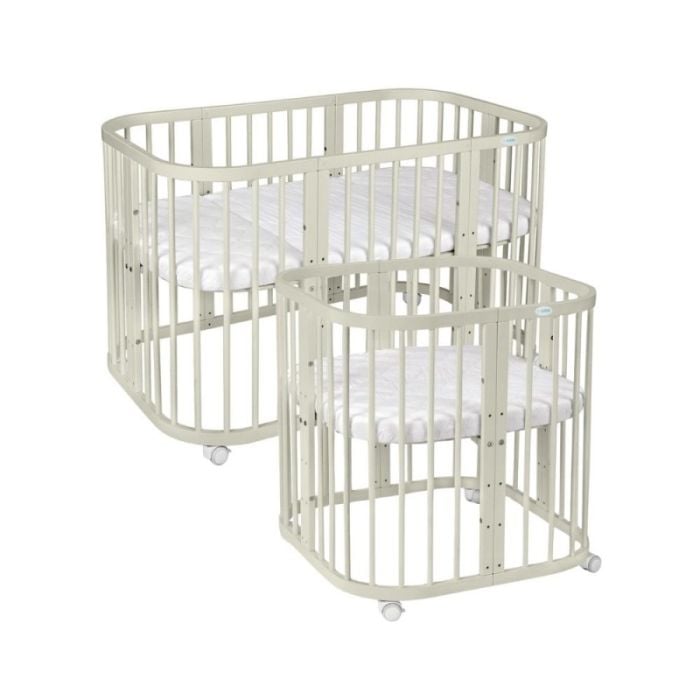 Waldin Łóżeczko z materacem 7w1-Oliwkowe