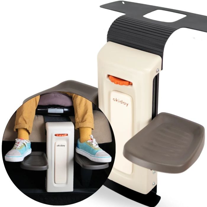 Okiday Podnóżek do fotelików z regulacją wysokości-Beżowy