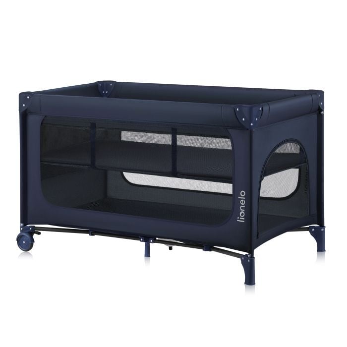 Lionelo Jasmin Easy Fold - łóżeczko turystyczne-Blue Navy