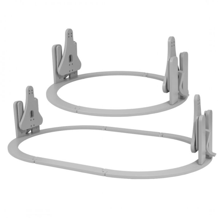 Waldin Kołyska do łóżeczka 7w1-Szare