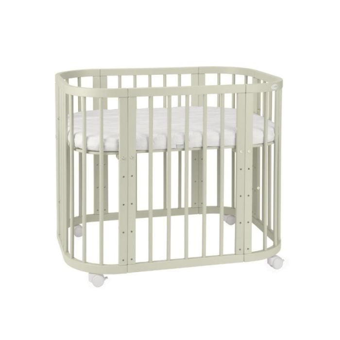 Waldin Łóżeczko 5w1 z materacem-Oliwkowe