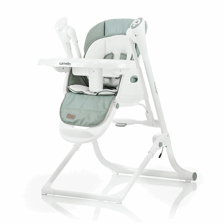 Carrello Triumph - krzesło do karmienia z opcją bujaczka i leżaczka-Cloud Grey