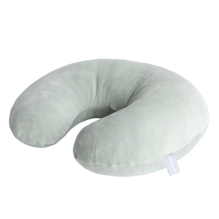 Piapimo Poduszka do karmienia z wkładem wodoodpornym-Szałwiowa szarość