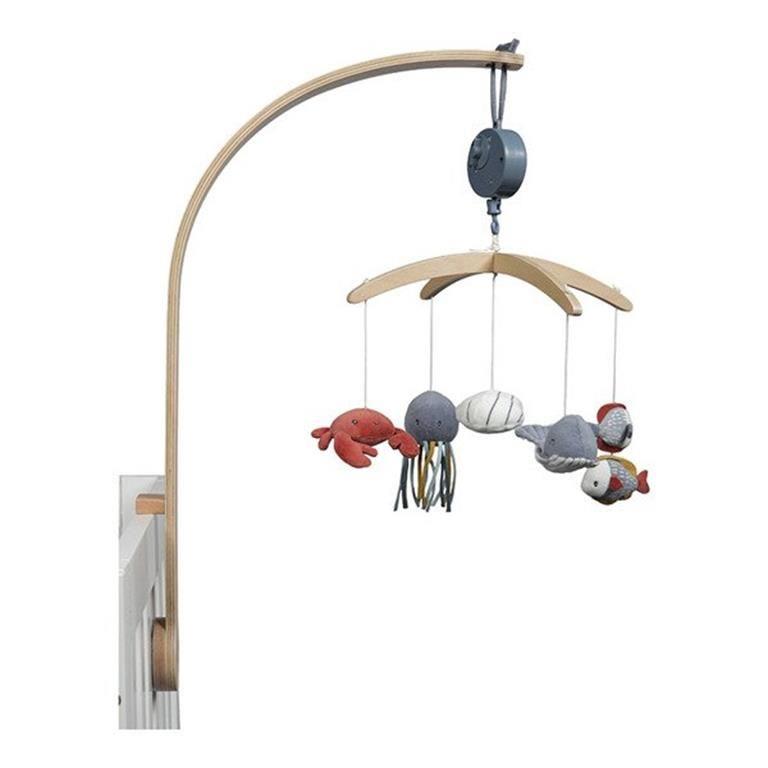 Little Dutch - Karuzela do łóżeczka drewno Ocean-Niebieski