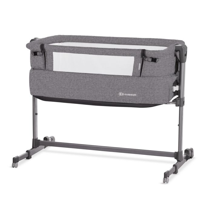 Kinderkraft Neste Up - łóżeczko dostawne-Grey Melange