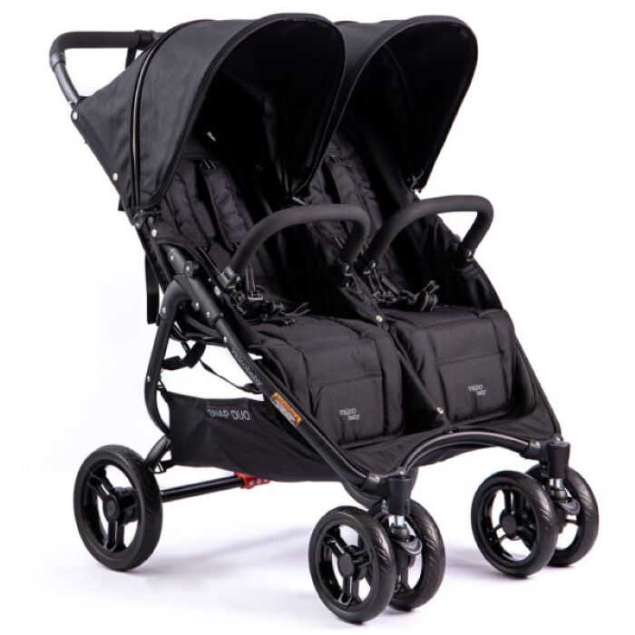 Valco Baby Snap Duo - wózek spacerowy bliźniaczy-Coal Black