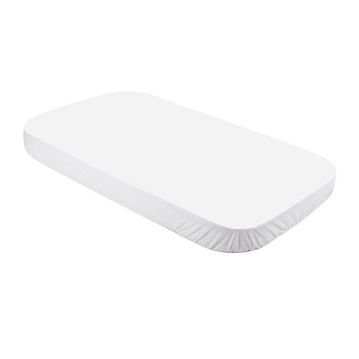 Waldin Prześcieradło 123 x 73 cm do łóżeczka 7w1-Biały