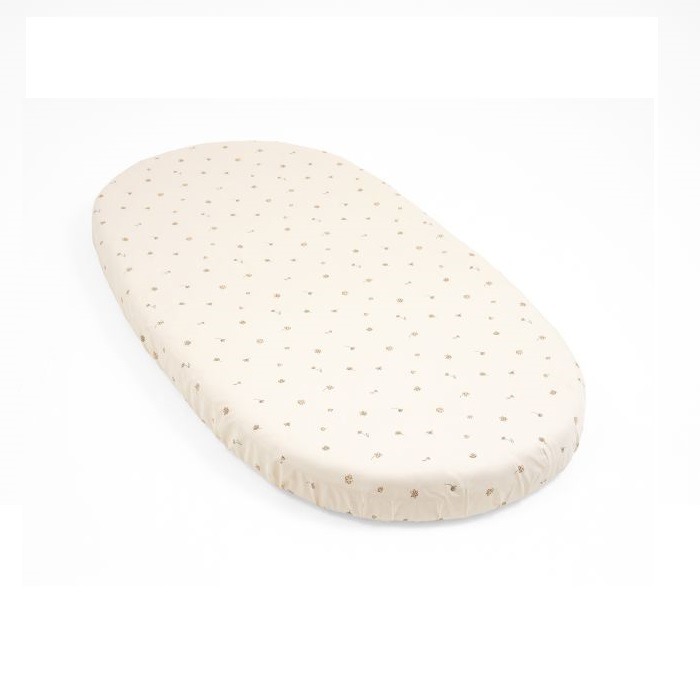 Stokke Prześcieradło do łóżeczka Sleepi V3-Flower Ecru OCS