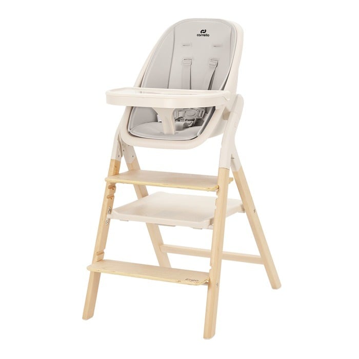 Carrello Ergo - krzesełko do karmienia 4w1-Linen Beige