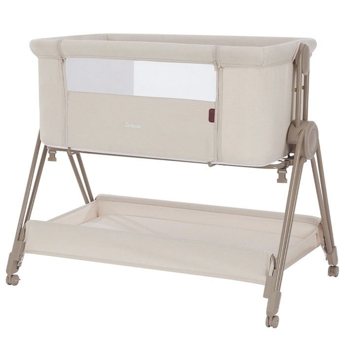 Carrello Gracia - łóżeczko dostawne-Linen Beige