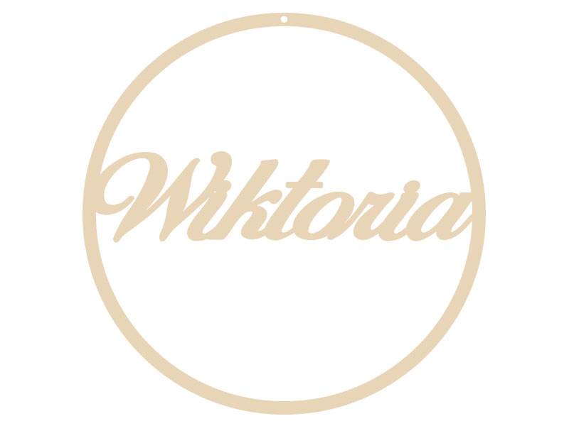 Obręcz koło do łapacza snów, makramy z imieniem 20cm