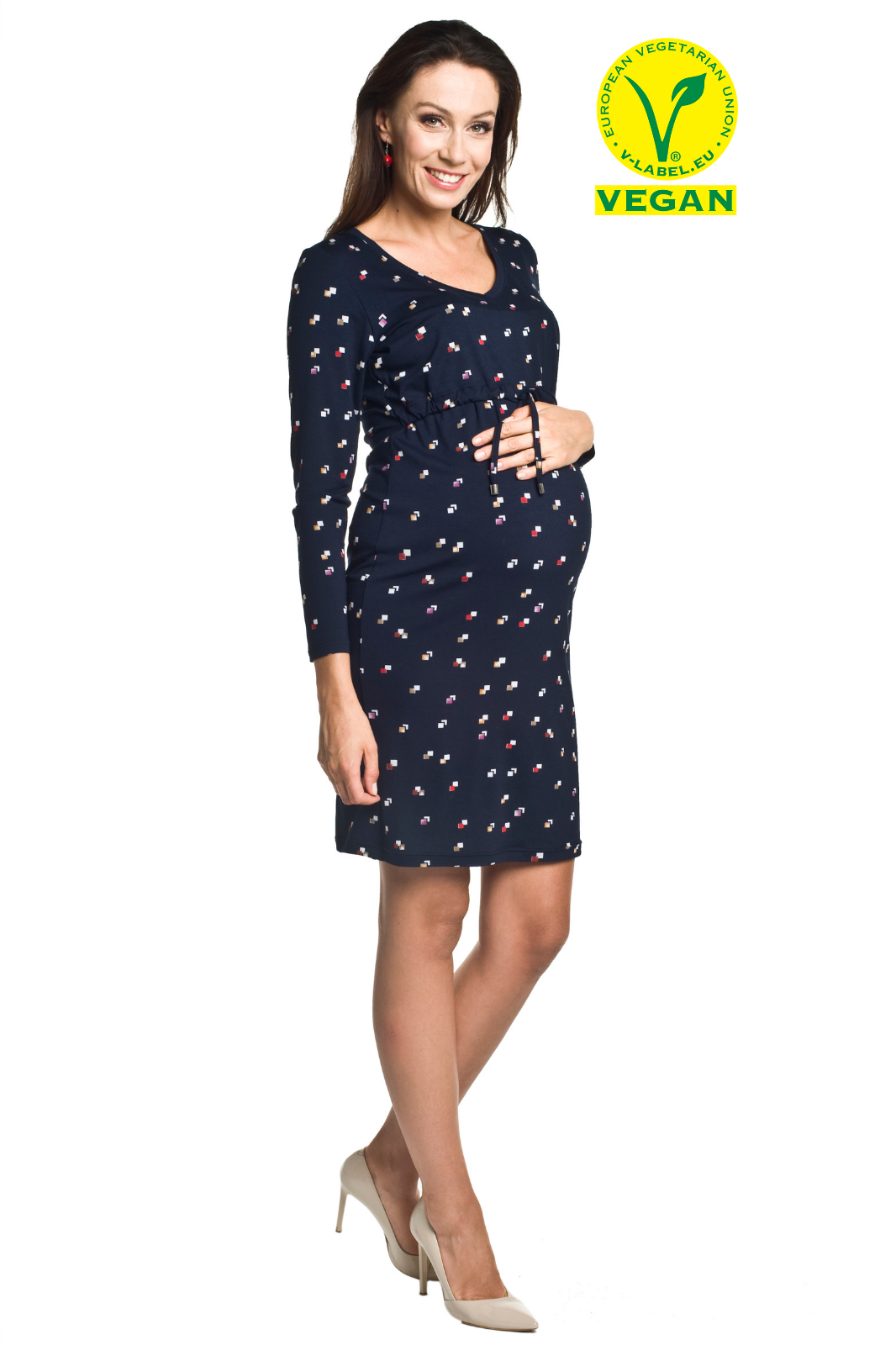 Sukienka ciążowa i do karmienia Maze DR Vegan