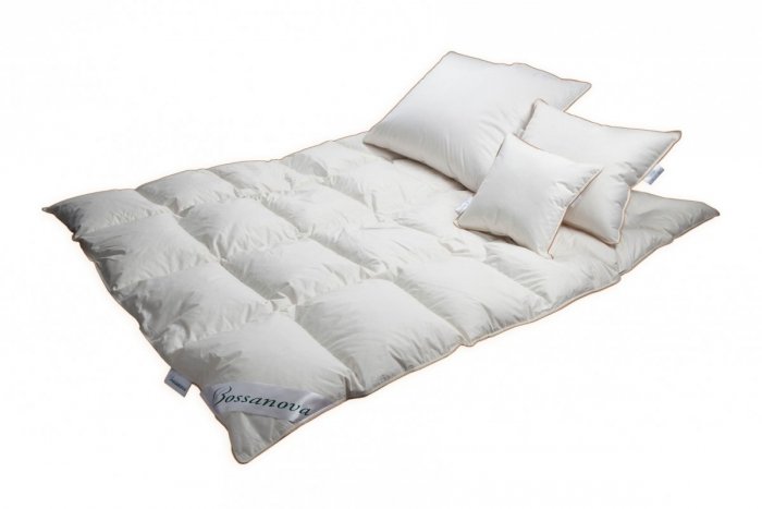 Kołdra puchowa 160x200 Bossanova Sonno - całoroczna
