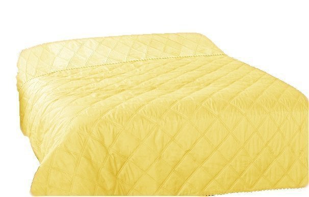 Narzuta dwustronna jednobarwna Ben2 220x200 - kolor kremowy