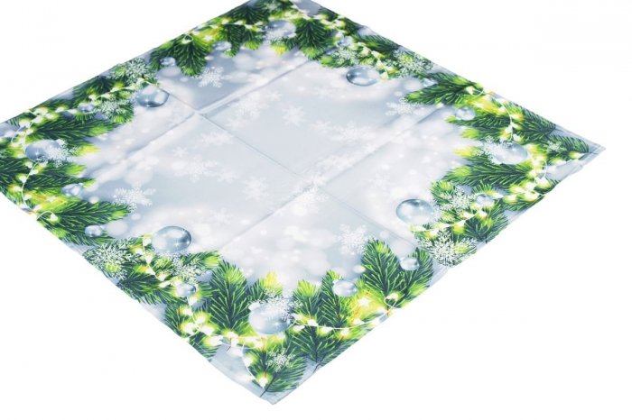 Świąteczny Ozdobny obrus MILANO wz. 491 rozmiar 85x85