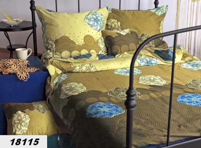 Poszewki na poduszki 40x40 satyna ANDROPOL wz. 18115